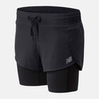 WS01241 2 in 1 Short Running Shorts