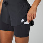WS01241 2 in 1 Short Running Shorts