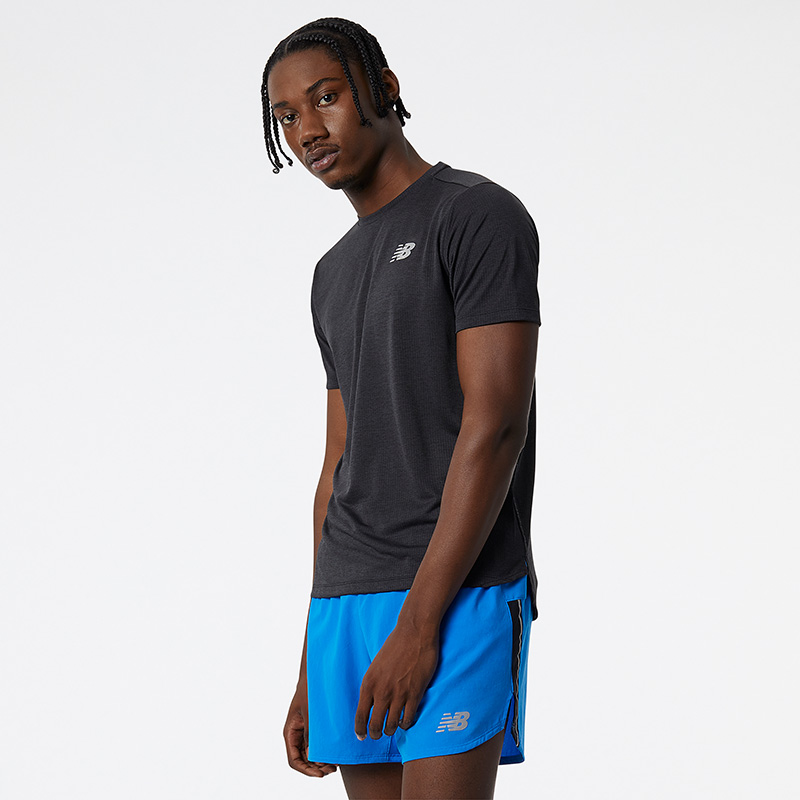 MT21262 חולצת ריצה שרוול קצר בצבע אפור ובצבע שחור 