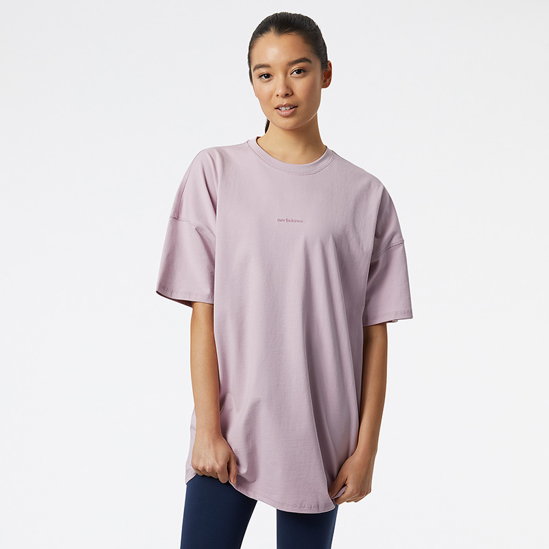 WT23556 חולצת אופנה שרוול קצר בצבע ורוד 