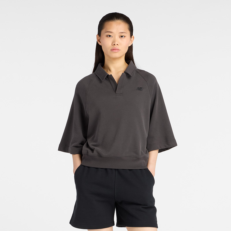 WT611044 חולצת פולו פליז דק image number null