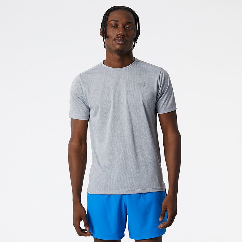 MT21262 חולצת ריצה שרוול קצר בצבע אפור ובצבע שחור 