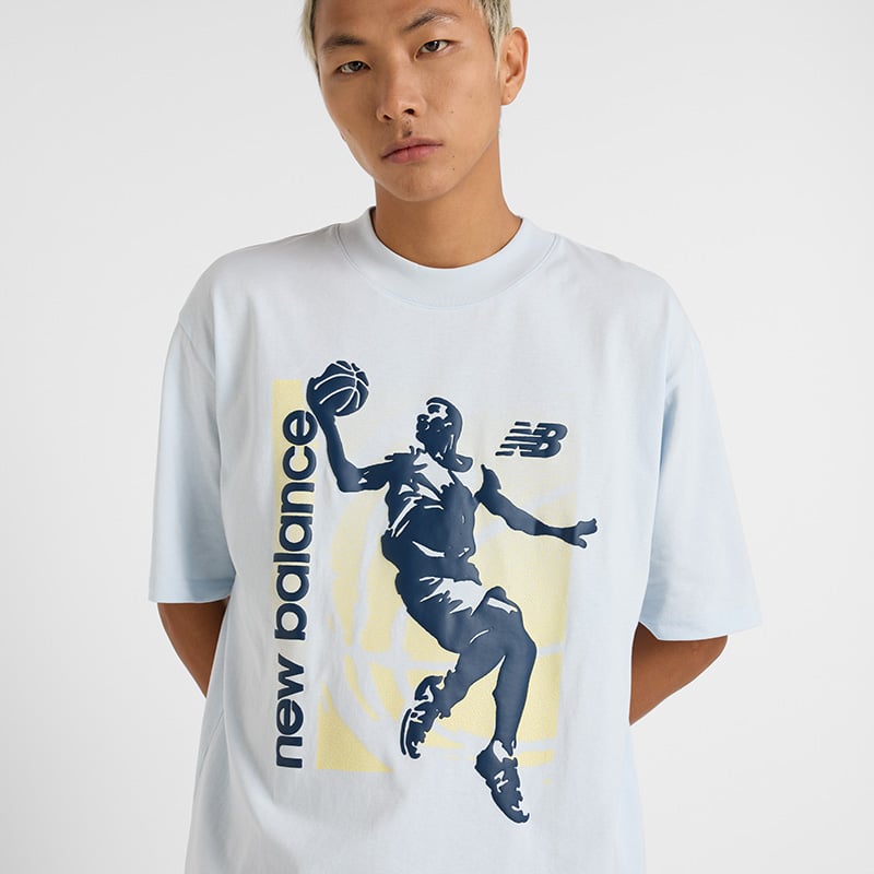 MT51605 Vintage Basketball T-Shirt MT51605 Vintage Basketball T-Shirt image number null