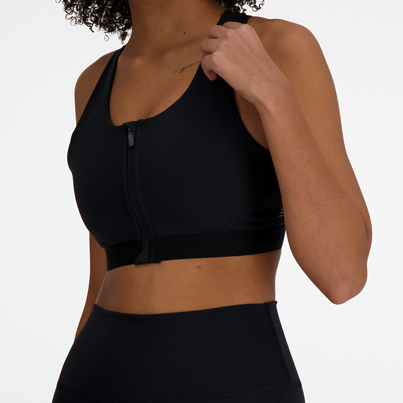 WB41047 NB Sleek Medium Support Pocket Zip Front Bra image number null